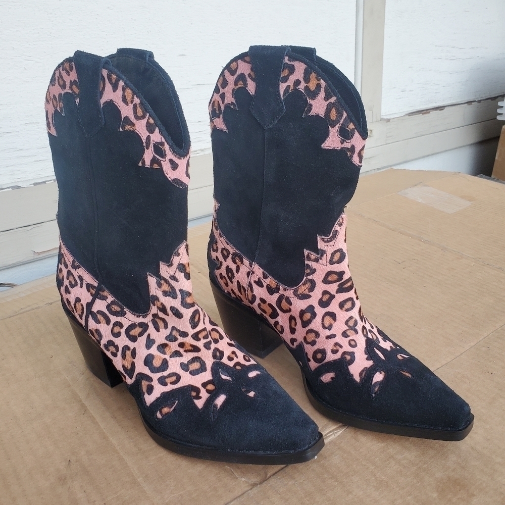 Jeffrey Campbell Looney Mid Western Boot